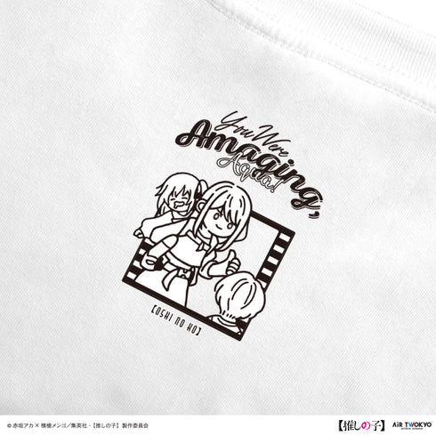 『【推しの子】』TVアニメ第2弾 モノトーンシーンイラストTシャツ 1(アイ)ホワイト